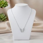 ⁦سلسلة فراشة فضة 925 مميزة مرصعة بالزركون⁩ - الصورة ⁦3⁩